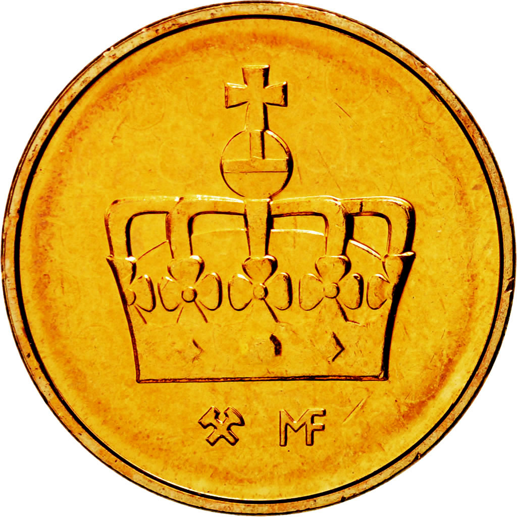 Coin, Norway, Harald V, 50 Öre, 2003, MS(65-70), Bronze, KM:460
