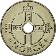 Moneta, Norvegia, Harald V, Krone, 1997, FDC, Rame-nichel, KM:462