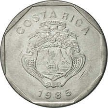 Costa Rica, 10 Colones, 1985, FDC, Stainless Steel, KM:215.2