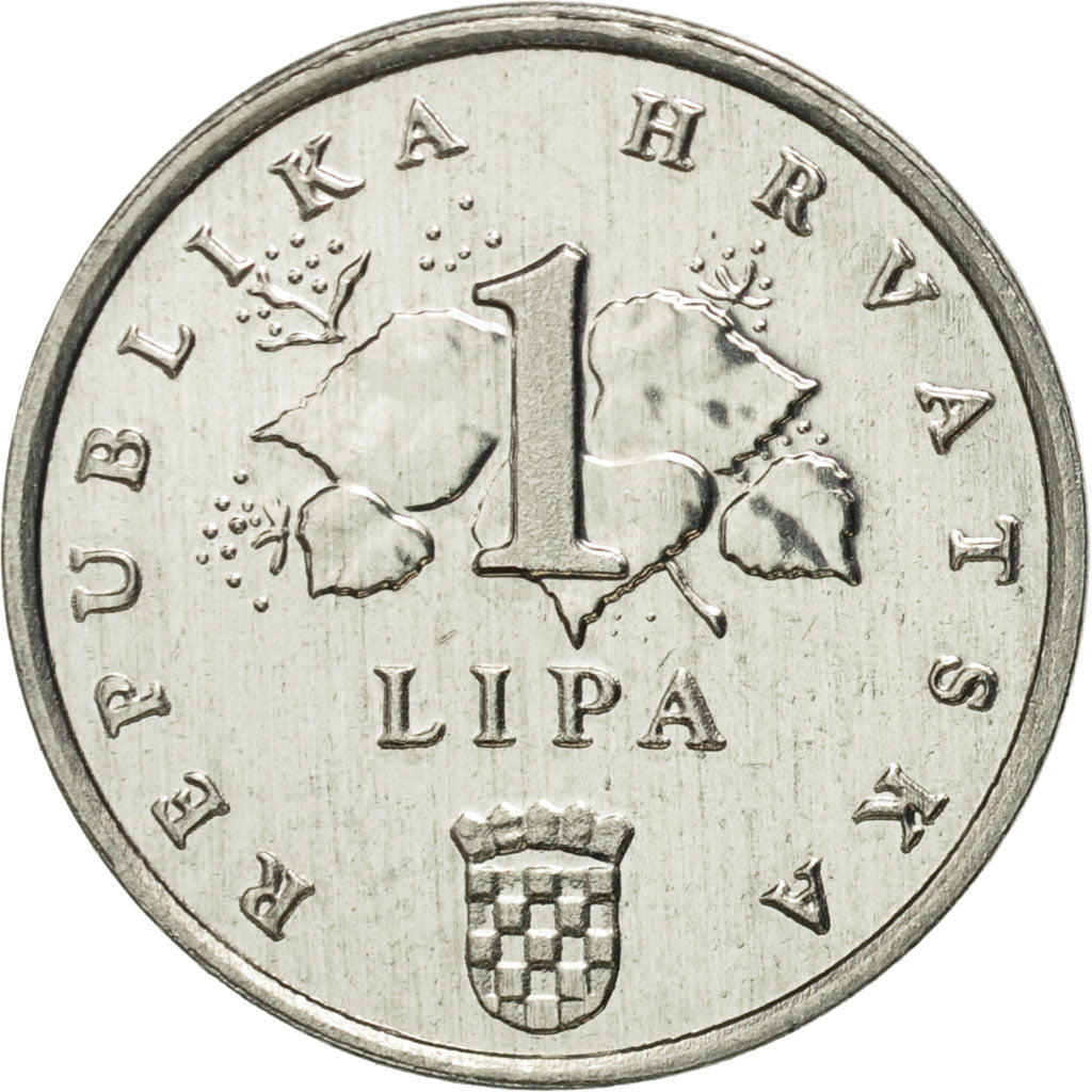Coin, Croatia, Lipa, 2002, MS(65-70), Aluminum, KM:12