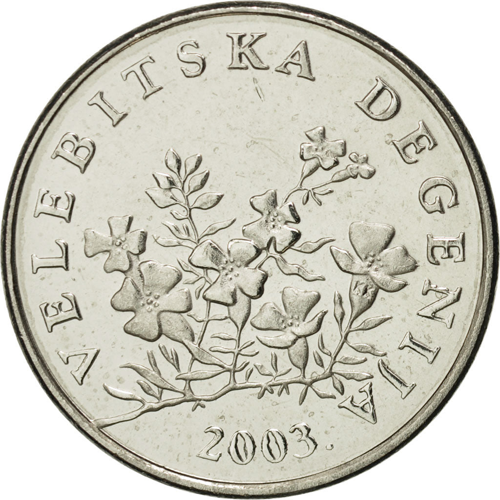 Croazia, 50 Lipa, 2003, FDC, Acciaio placcato nichel, KM:8