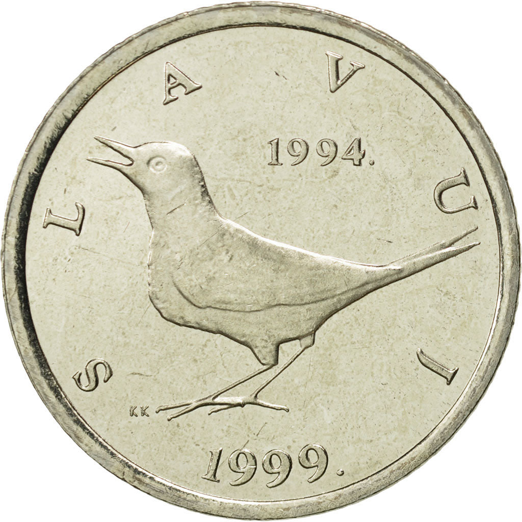 Coin, Croatia, Kuna, 1999, MS(65-70), Copper-Nickel-Zinc, KM:9.2