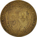 France, Royal, Jeton, 1575, EF(40-45), Brass, Feuardent #9281, 4.52