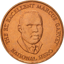 Coin, Jamaica, Elizabeth II, 25 Cents, 1996, British Royal Mint, MS(63), Copper