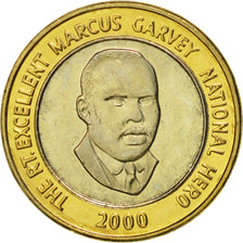 Coin, Jamaica, Elizabeth II, 20 Dollars, 2000, Franklin Mint, MS(65-70)