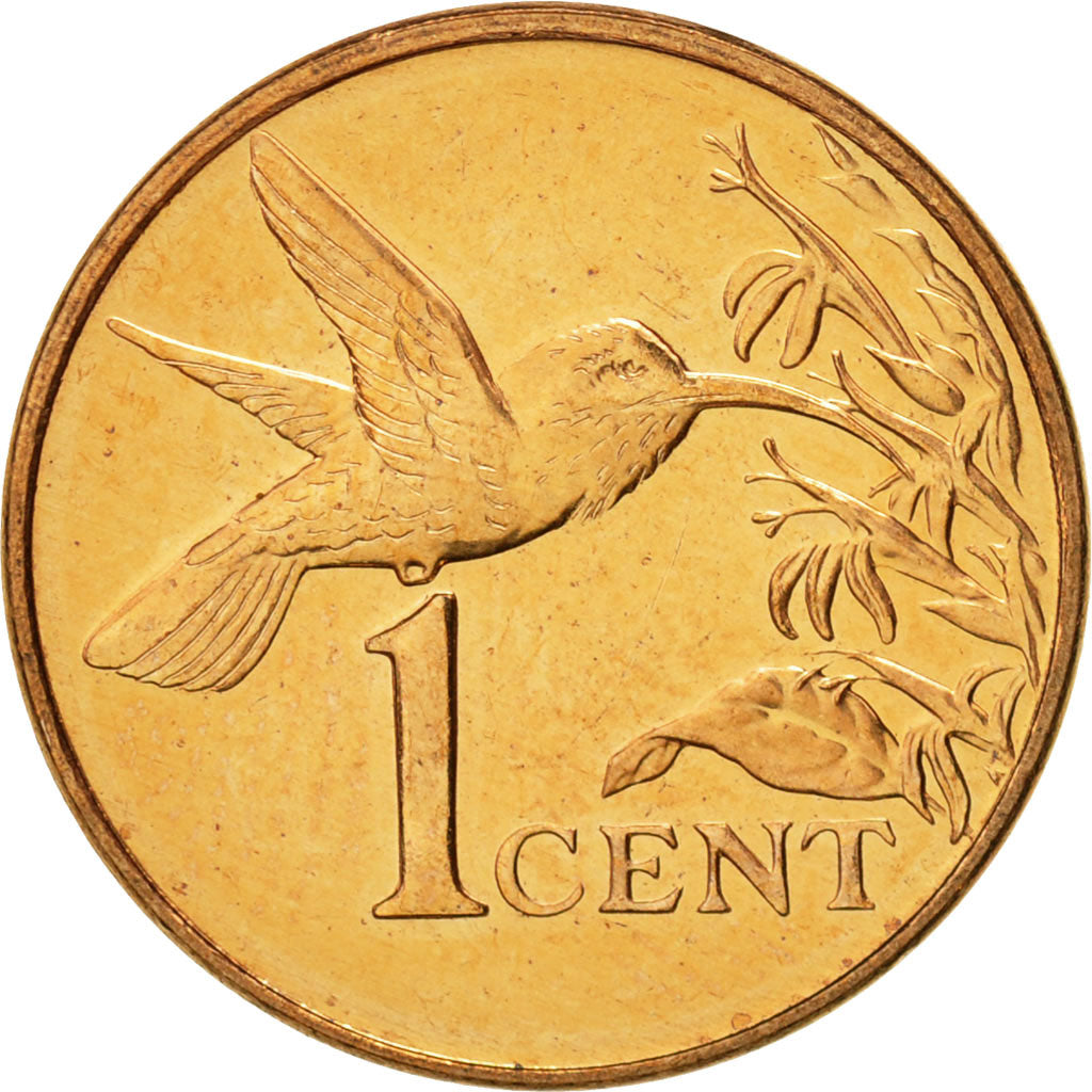 Coin, TRINIDAD & TOBAGO, Cent, 2005, Franklin Mint, MS(65-70), Bronze, KM:29