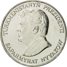 Monnaie, Turkmanistan, 50 Tenge, 1993, FDC, Nickel plated steel, KM:5