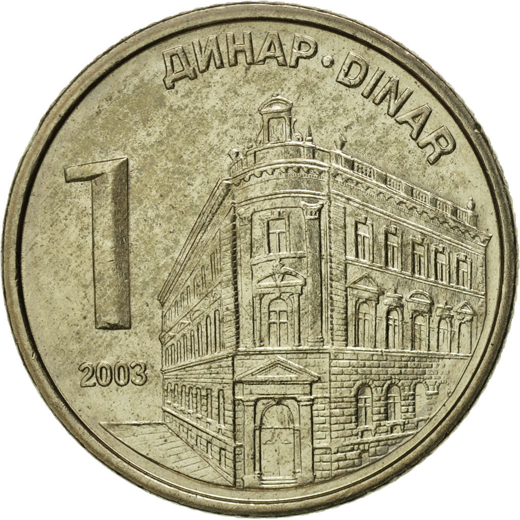 Serbia, Dinar, 2003, MS(65-70), Copper-Nickel-Zinc, KM:34