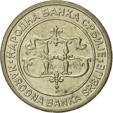 Coin, Serbia, 2 Dinara, 2003, MS(65-70), Copper-Nickel-Zinc, KM:35