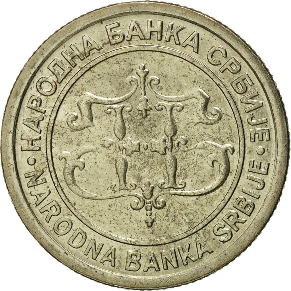 Serbia, 5 Dinara, 2003, MS(65-70), Copper-Nickel-Zinc, KM:36