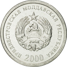 Coin, Transnistria, Kopeek, 2000, MS(65-70), Aluminum, KM:1