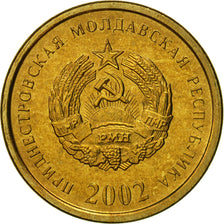 Transnistria, 25 Kopeek, 2002, MS(65-70), Aluminum-Bronze, KM:5