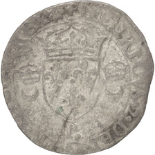 Munten, Frankrijk, Douzain aux croissants, 1550, Dijon, FR, Billon, Sombart:4380