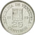 Moneda, Venezuela, 25 Centimos, 1989, FDC, Níquel recubierto de acero, KM:50a