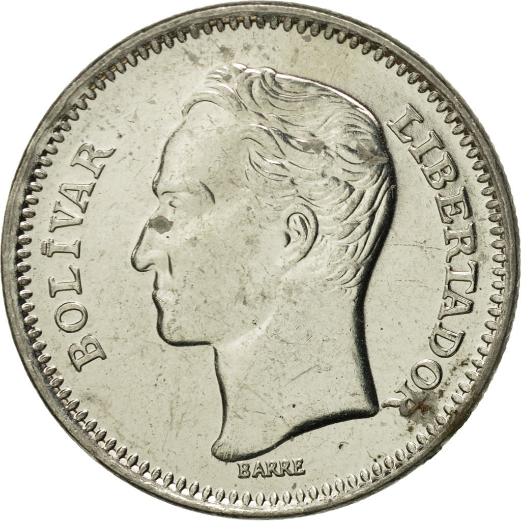 Münze, Venezuela, 50 Centimos, 1990, STGL, Nickel Clad Steel, KM:41a