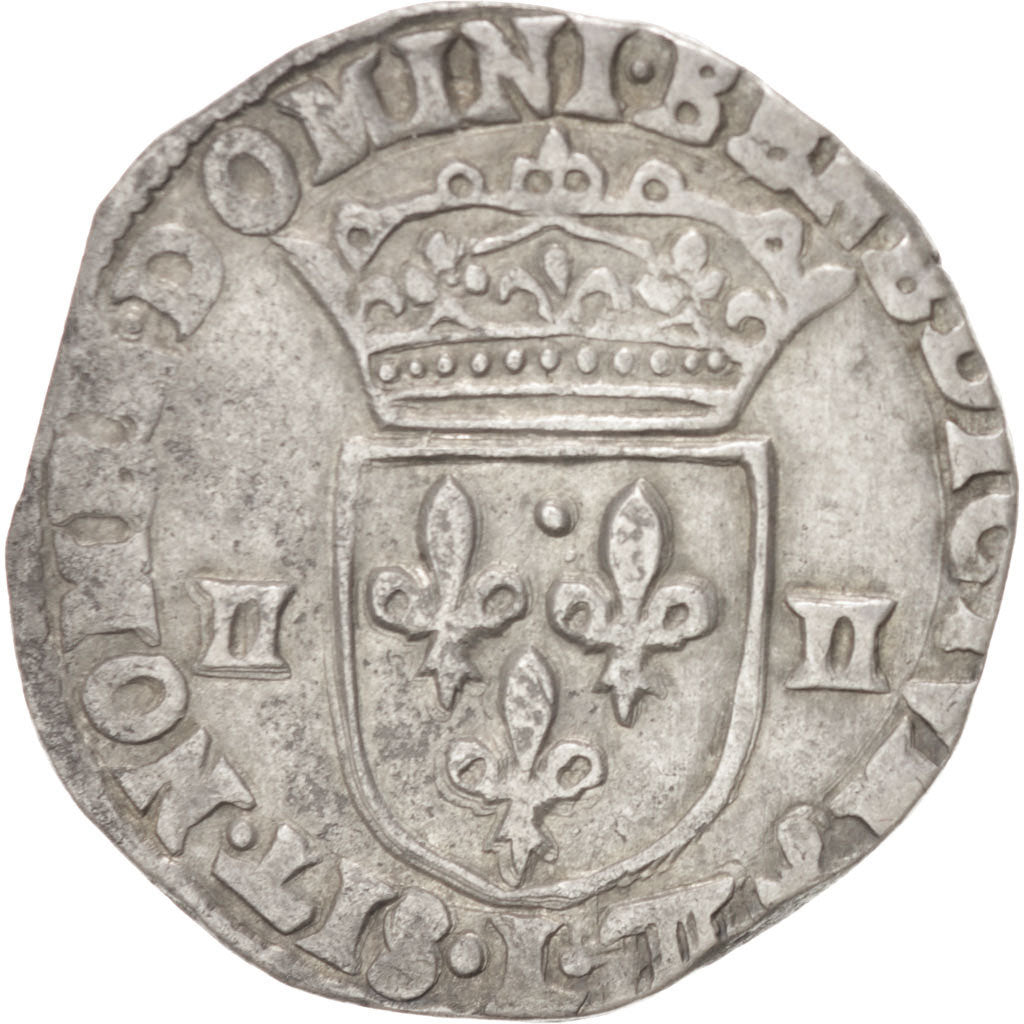 Coin, France, Louis XIII, 1/4 Écu à la croix, 1/4 Ecu, 1617, Bayonne