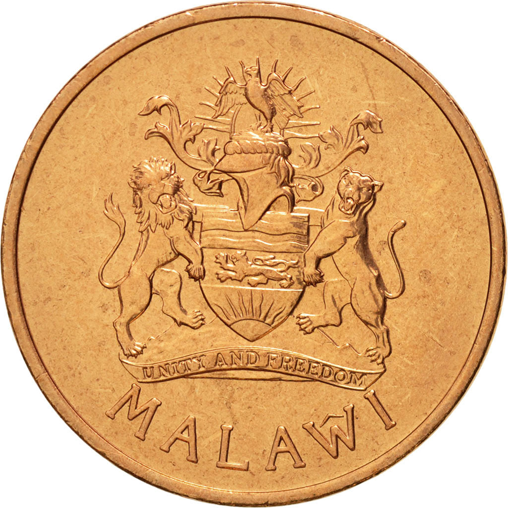 Malawi, 2 Tambala, 1995, MS(65-70), Copper Plated Steel, KM:25