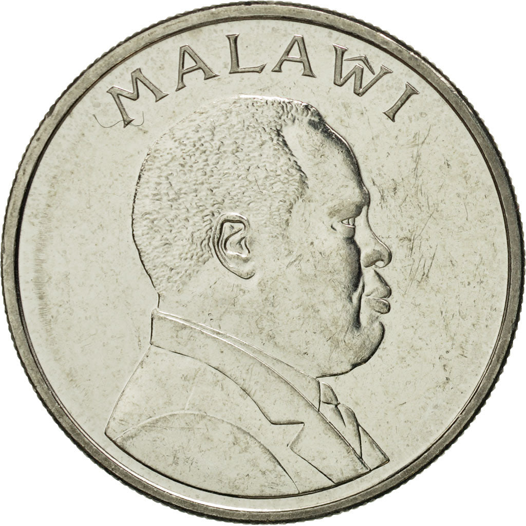 Coin, Malawi, 10 Tambala, 2003, MS(65-70), Nickel plated steel, KM:27