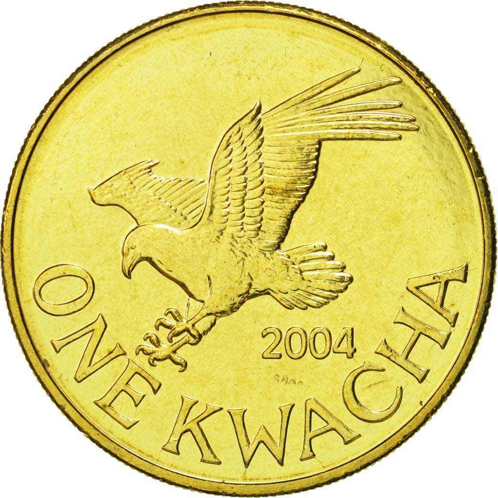 Malawi, Kwacha, 2004, MS(65-70), Brass plated steel, KM:65