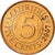Münze, Mauritius, 5 Cents, 2007, STGL, Copper Plated Steel, KM:52