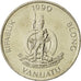Coin, Vanuatu, 50 Vatu, 1990, British Royal Mint, MS(65-70), Copper-nickel, KM:8