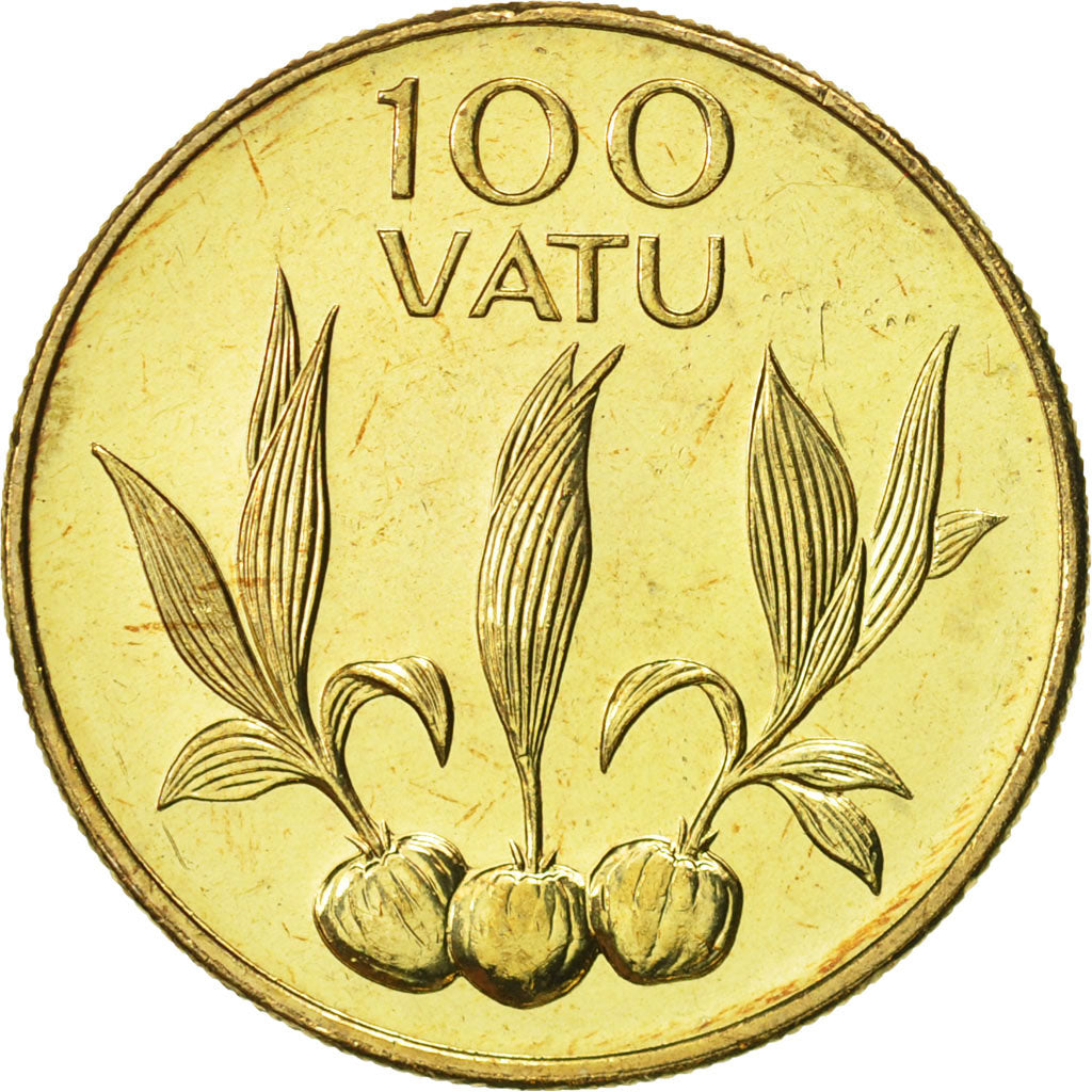 Vanuatu, 100 Vatu, 2002, British Royal Mint, MS(65-70), Nickel-brass, KM:9