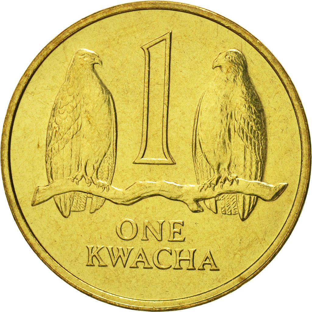 Zambia, Kwacha, 1992, British Royal Mint, MS(65-70), Brass, KM:38