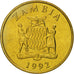 Zambie, 10 Kwacha, 1992, British Royal Mint, FDC, Laiton, KM:32