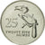 Moneta, Zambia, 25 Ngwee, 1992, British Royal Mint, FDC, Acciaio placcato