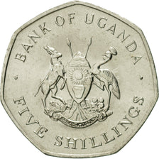 Monnaie, Uganda, 5 Shillings, 1987, FDC, Nickel plated steel, KM:29