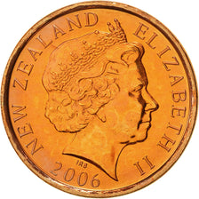Münze, Neuseeland, Elizabeth II, 10 Cents, 2006, STGL, Copper Plated Steel