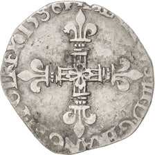 Francia, 1/4 Ecu, 1586, La Rochelle, MB, Argento, Sombart:4662
