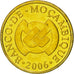 Mozambique, 10 Centavos, 2006, MS(65-70), Brass plated steel, KM:134