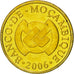 Mozambique, 10 Centavos, 2006, MS(65-70), Brass plated steel, KM:134