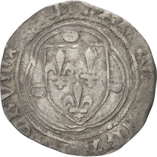 FRANCE, Blanc à la couronne, Saint-Pourçain, VF(30-35), Silver, Duplessy #550, 2