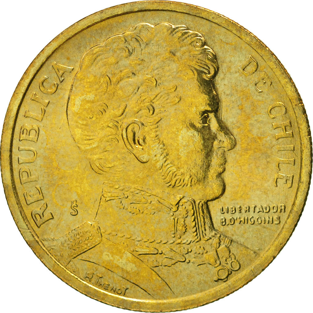 Münze, Chile, 10 Pesos, 2006, Santiago, STGL, Aluminum-Bronze, KM:228.2