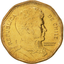Chile, 50 Pesos, 2006, Santiago, MS(65-70), Aluminum-Bronze, KM:219.2