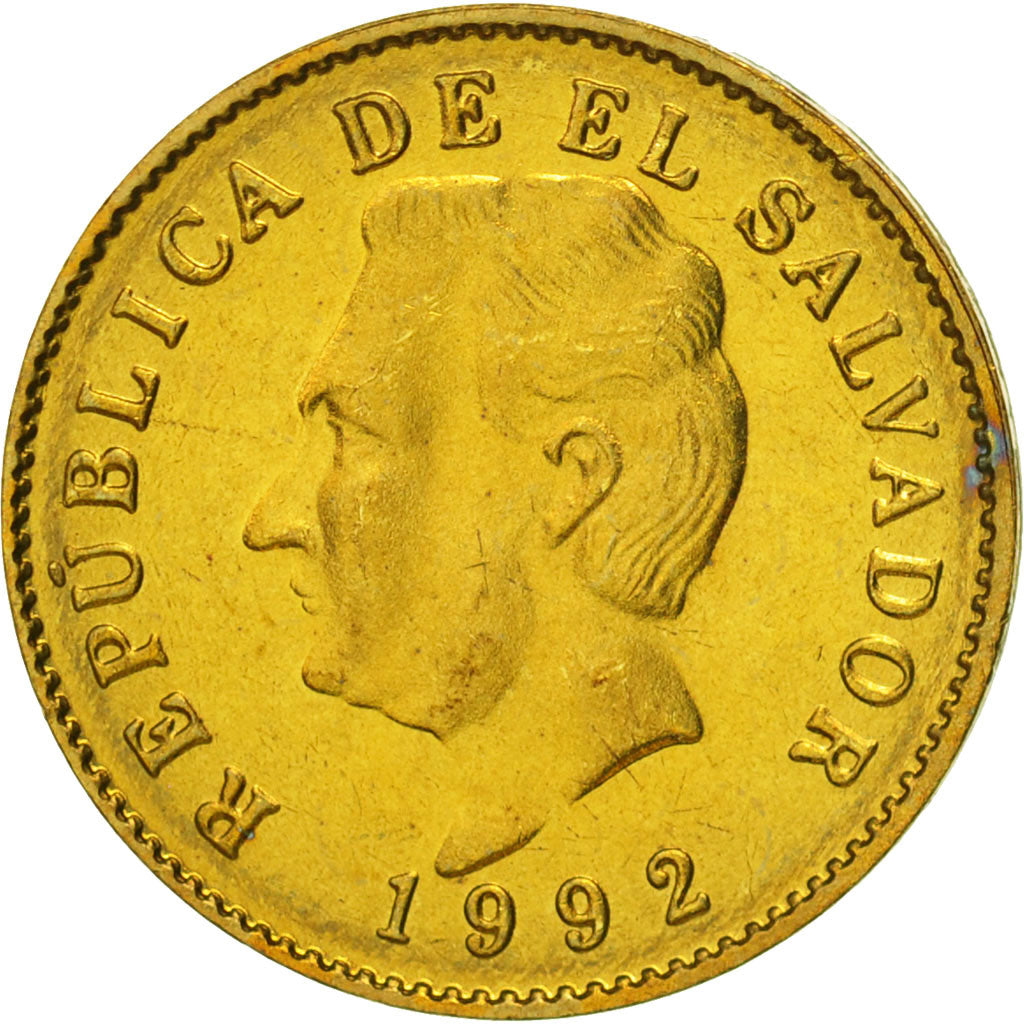 El Salvador, Centavo, 1992, Vereinigte Deutsche Metall, Germany, FDC, Acciaio