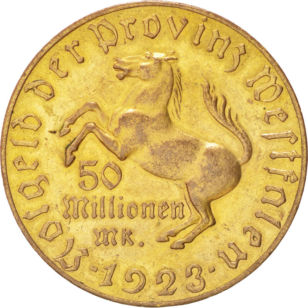 Münze, Deutschland, 50000 Mark, 1923, VZ, Bronze-Aluminium