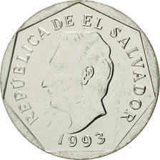 El Salvador, 10 Centavos, 1993, MS(65-70), Nickel Clad Steel, KM:155a