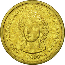 Yugoslavia, 50 Para, 2000, Belgrade, MS(63), Brass, KM:179