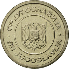 Yugoslavia, 5 Dinara, 2000, Belgrade, MS(65-70), Copper-Nickel-Zinc, KM:182