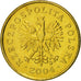 Coin, Poland, Grosz, 2004, Warsaw, MS(65-70), Brass, KM:276