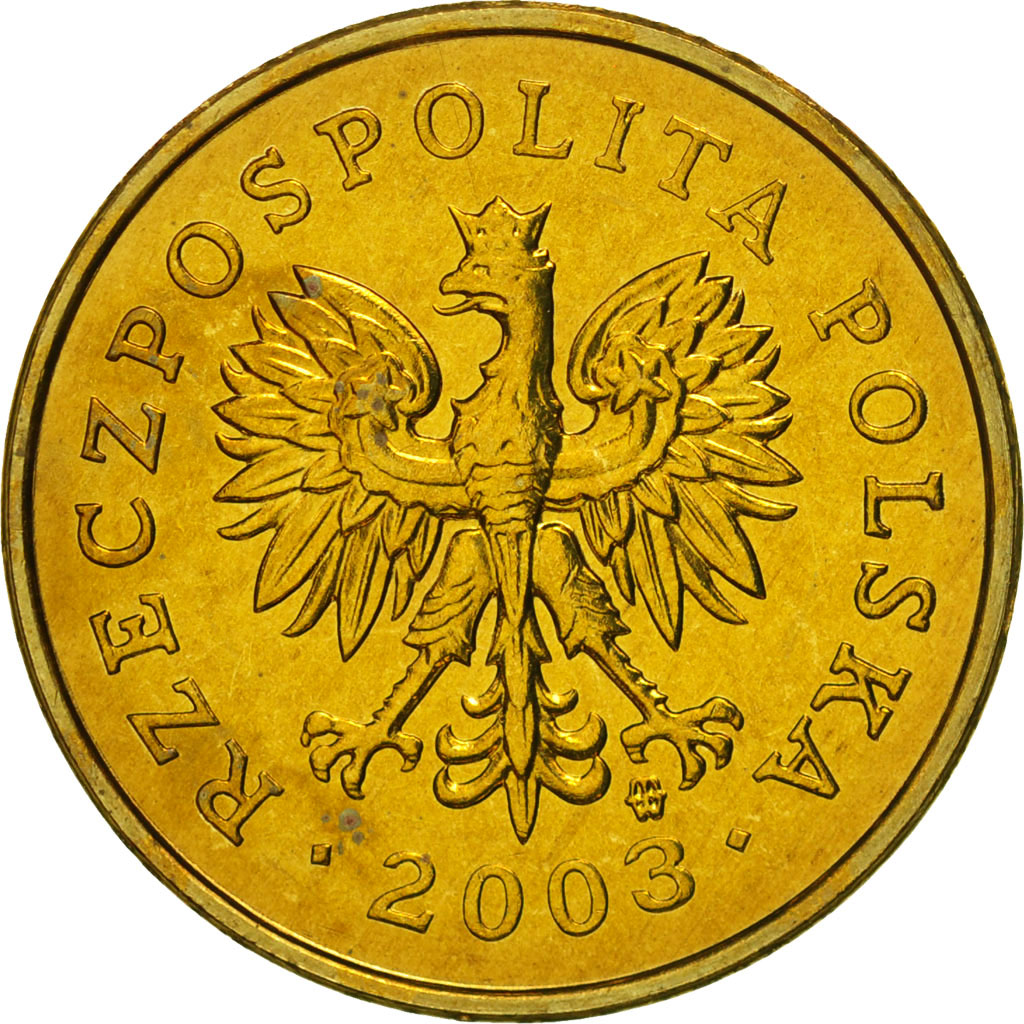 Coin, Poland, 2 Grosze, 2003, Warsaw, MS(65-70), Brass, KM:277