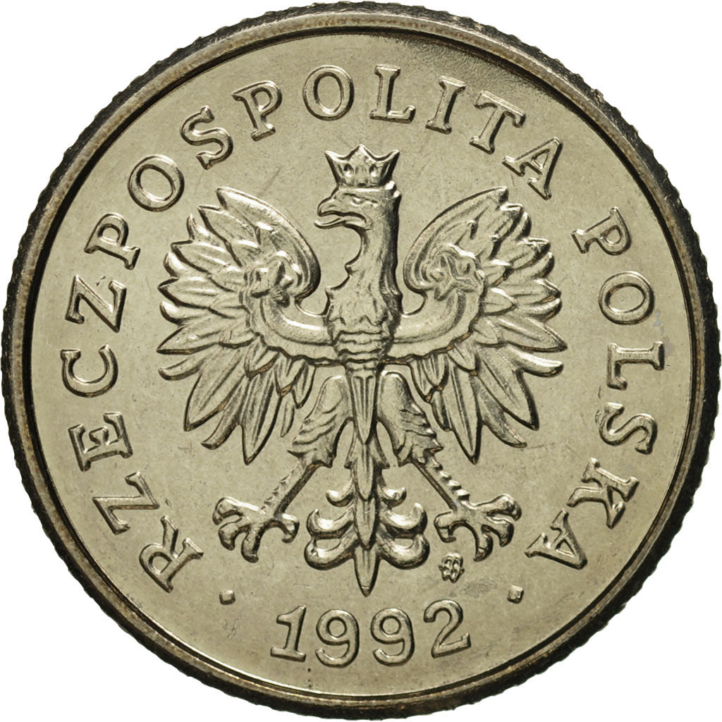 Münze, Polen, 50 Groszy, 1992, Warsaw, STGL, Copper-nickel, KM:281