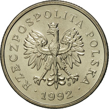 Moneta, Polonia, Zloty, 1992, Warsaw, FDC, Rame-nichel, KM:282