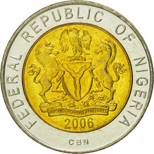 Nigeria, Naira, 2006, MS(65-70), Bi-Metallic, KM:18