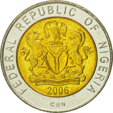 Nigéria, Naira, 2006, FDC, Bi-Metallic, KM:18