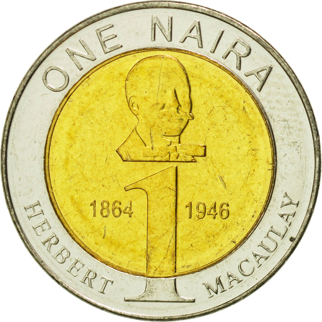 Nigeria, Naira, 2006, MS(65-70), Bi-Metallic, KM:18