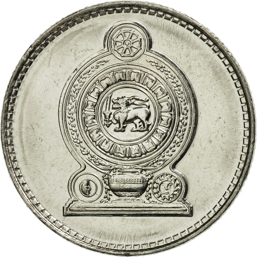 Coin, Sri Lanka, 50 Cents, 1996, MS(65-70), Nickel plated steel, KM:135.2a